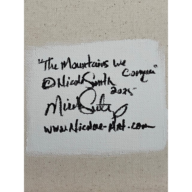 2020s John Muir Butte Mt.landscape Oil Painting. By Nicole Smith For Sale - Image 5 of 5