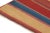 Tribal Vintage Bidjar Persian Tribal Kilim in Red, Gold and Blue Stripes by Rug & Kilim - 2'6''x10'4'' For Sale - Image 3 of 5