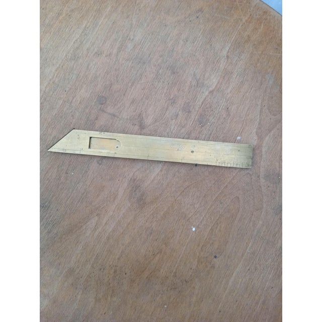 Antique Square Brass Surveyors, 1800, in Flawless conditions. Designed before 1890
