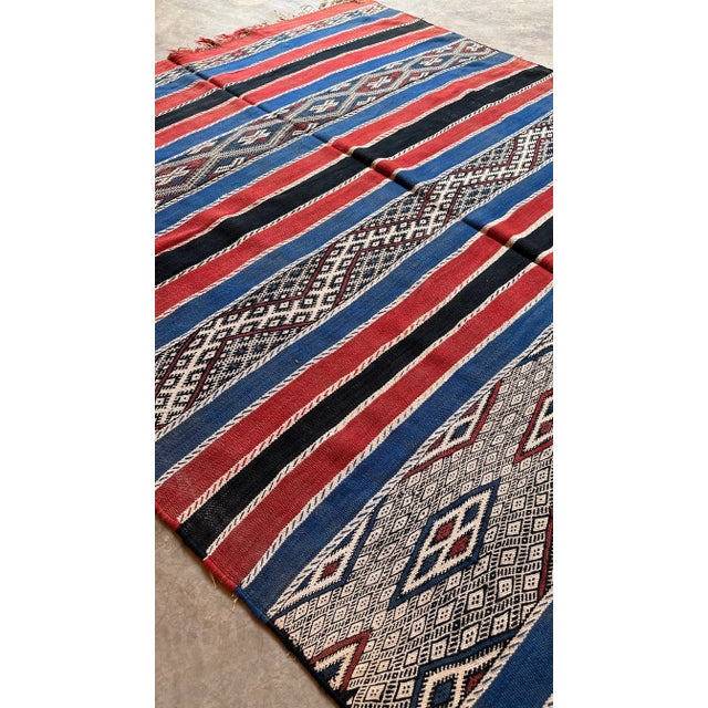 1980s Authentic Moroccan Kilim Rug - 9.7 X 5.15 Ft For Sale - Image 12 of 12