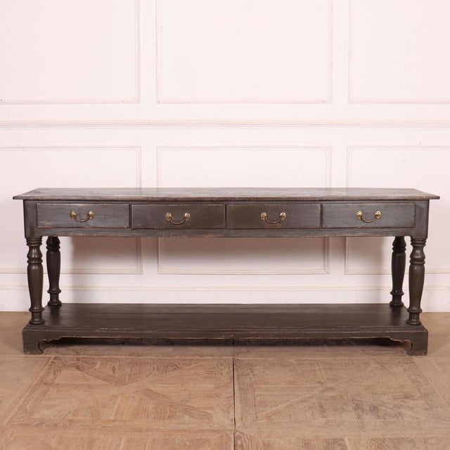 English Painted Potboard Dresser Base For Sale - Image 13 of 13