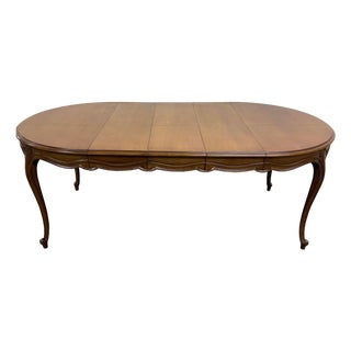 Vintage Drexel Basque Provincial Collection French Louis XV Style Dining Table For Sale