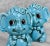 Vintage Japan Porcelain Blue Elephant Salt & Pepper Shakers - a Pair For Sale - Image 6 of 9