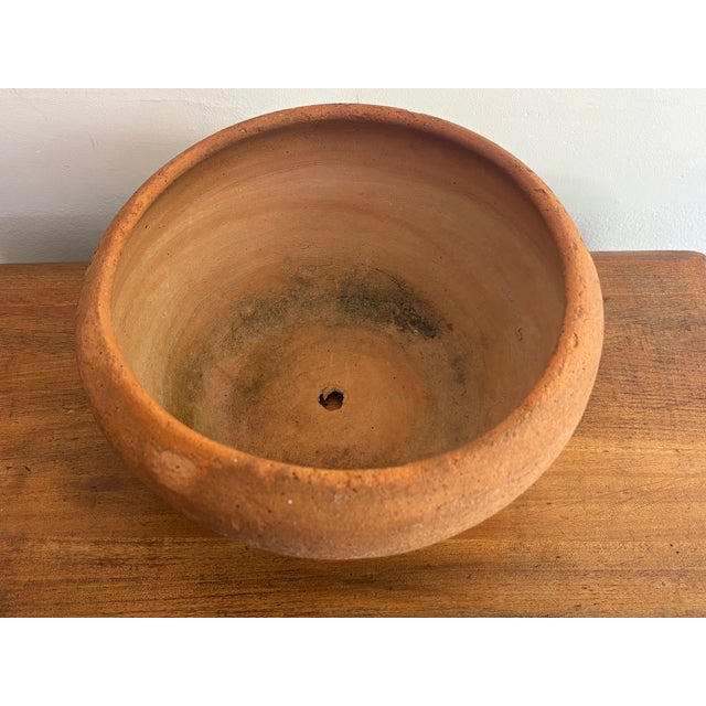 Midcentury Mexican Earthenware Planter Pot For Sale - Image 6 of 7