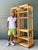 Tan Vintage Rattan Etagere Shelves - A Pair For Sale - Image 8 of 15