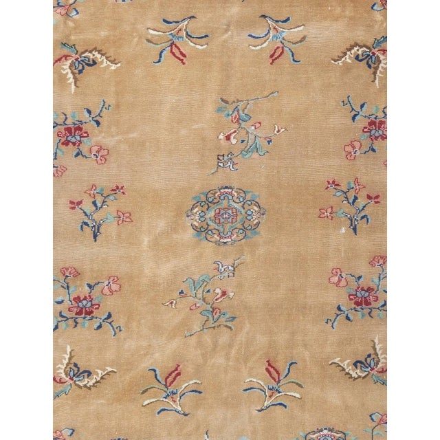 Turkish Fine Antique Turkish Wool Rug 6'8'' X 9'2'' For Sale - Image 3 of 8