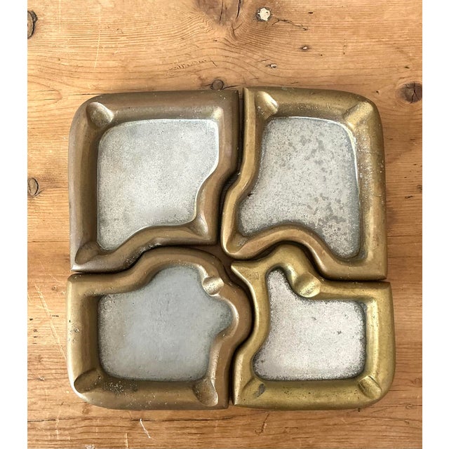 David Marshall Vintage 1980s David Marshall Puzzle Ashtray Set For Sale - Image 4 of 12