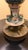 Pair of Vintage Floral Porcelain Table Lamps With Reticulated Bodies and Ornate Metal Bases For Sale - Image 4 of 6