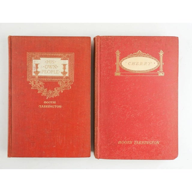 Red 1900s Booth Tarkington Novels - a Pair For Sale - Image 8 of 8