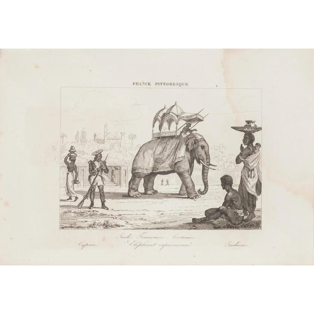 Indian Costume is an original lithograph artwork realized by an anonymous engraver of the XIX century. Printed within...