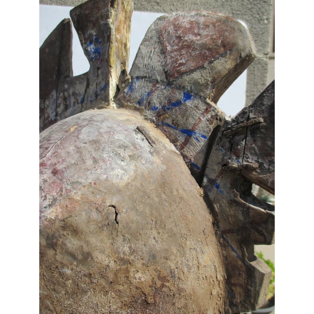 Antique African Fang Tribal Mask From Gabon, Cameroon For Sale - Image 11 of 11