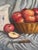 Early 21st Century Framed Still Life Painting by Boise Artist Rob J. Nelson – Basket of Apples and Ceramic Pitcher For Sale - Image 5 of 12