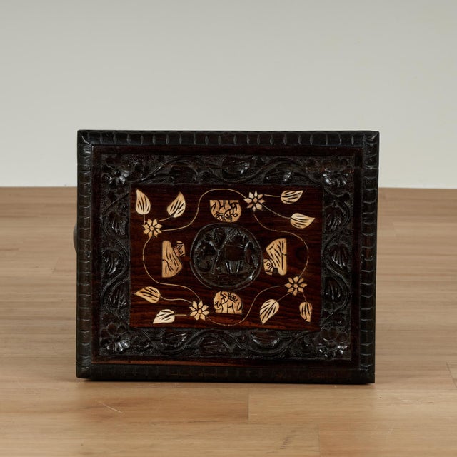 Pair of Antique Anglo Indian Stands or Tables With Elephants For Sale - Image 9 of 18