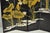Decorator Chinoiserie Black Lacquer Oriental Painted 4 Panel Room Divider Screen For Sale In Philadelphia - Image 6 of 16