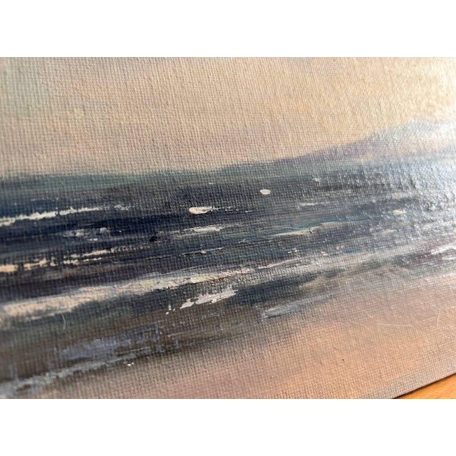 Realism Seascape Painting Oil on Canvas Wall Decor by Artist Valeriya Serova For Sale - Image 3 of 5