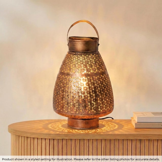 Dimensions: 10" W x 10" D x 16" H This piece is handcrafted by artisans using basic hand tools. Due to the nature of this...