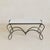 Traditional French Iron + White Marble Coffee Table, 1940s For Sale - Image 3 of 8
