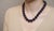 Contemporary Natural Brazilian Amethyst Necklace, Untreated 16mm Beads, 25 Inch Length For Sale - Image 3 of 8