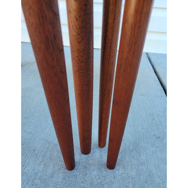 1960s Danish j.l. Moller Teak Dining Chairs Set/4 For Sale - Image 15 of 15