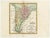 : Antique map titled 'Paraguay, Chili, Terre Magellan?' Decorative map of the southern part of South America by Robert de...