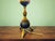 Mid-Century Modern Space Age Tripod Brass and Glass Table Lamp, 1960s For Sale - Image 6 of 11