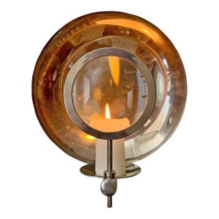 19th Century American Parabolic Magnifying Medical Candle Sconce For Sale