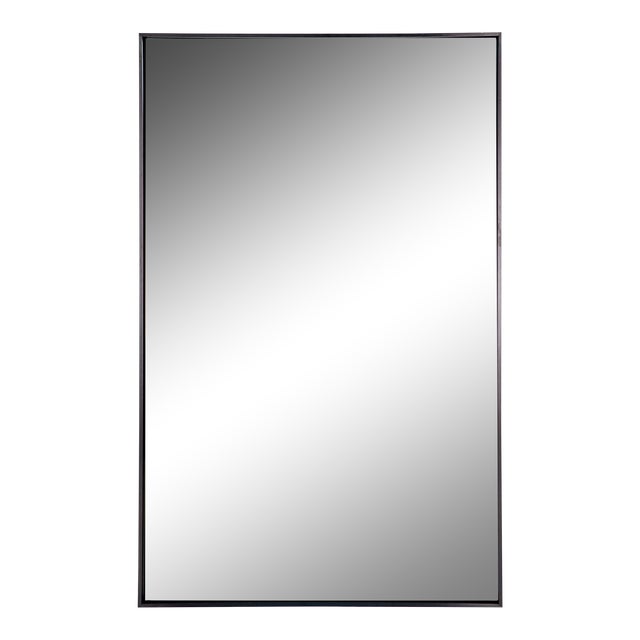 Regina Andrew Hanging Rectangle Mirror in Steel For Sale