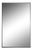 Regina Andrew Hanging Rectangle Mirror in Steel For Sale