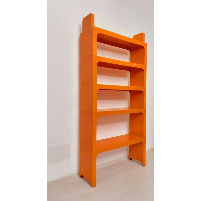 Modular Bookshelf by Olaf Von Bohr for Kartell, Italy, 1960s, Set of 5 For Sale - Image 14 of 14