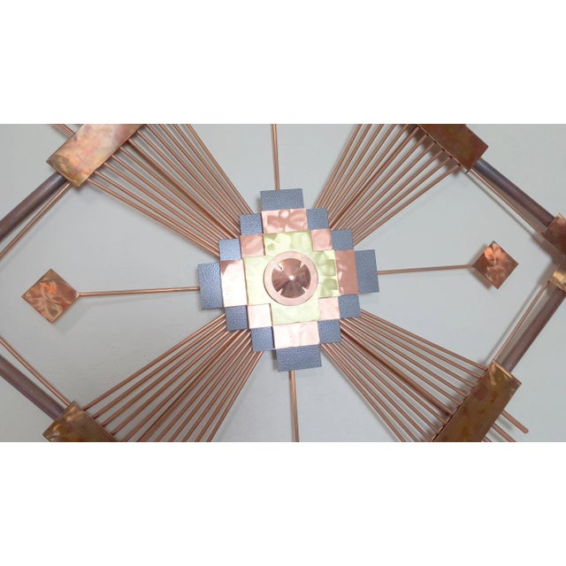 1970s Copper Metal Wall Art For Sale - Image 5 of 7