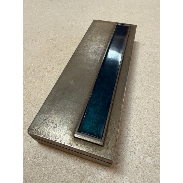 Vintage Italian Modernist Wood Box For Sale - Image 4 of 7