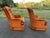 1970s Pair of Vintage 1970s Swivel Rocker Chairs - Bronze Tufted Velvet (Kroehler/Middletown) For Sale - Image 5 of 17