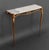 Italian White Marble Top Gilt Metal Console, 1940s For Sale In New York - Image 6 of 7