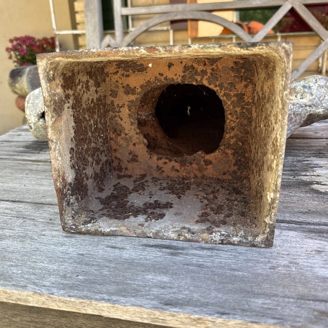 Gray Vintage French Cast Iron Equestrian Horse Head Statues - a Pair For Sale - Image 8 of 11