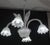 Art Deco Art Deco Chandelier 4 Light by Barovier & Toso Murano Glass, 1950s For Sale - Image 3 of 12