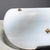 Plastic Mid-Century Modern Rocabilly White Ribbed Acrylic Glass Sconce, 1960s For Sale - Image 7 of 11