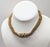 Mid-Century Modern Vintage 1979 Signed Napier Ad Piece Goldtone Torsade Necklace For Sale - Image 3 of 14