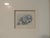 Vintage Silver Gelatin Print Tittle "Submerged" Depicting Eggs on Pottery Bowl Black wood frame, museum mat and clear...