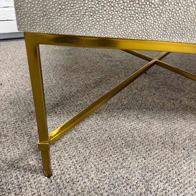 Williams-Sonoma Faux Shagreen Coffee Table For Sale In New York - Image 6 of 11