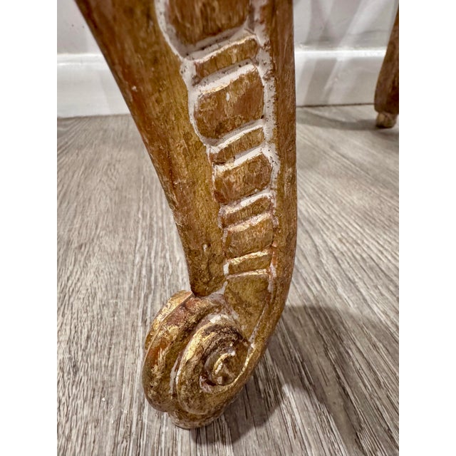 Exquisite Italian Gilt-Wood Carved Ottoman Bases - A Pair For Sale In Miami - Image 6 of 10