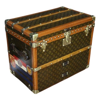 Vintage Shoe Trunk by Louis Vuitton, 1920s For Sale
