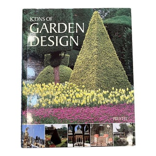 2001 Icons of Garden Design Book Published by Prestel For Sale