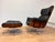 Rosewood and Bent Plywood Lounge Chair and Ottoman, 1960s, Set of 2 For Sale - Image 4 of 17