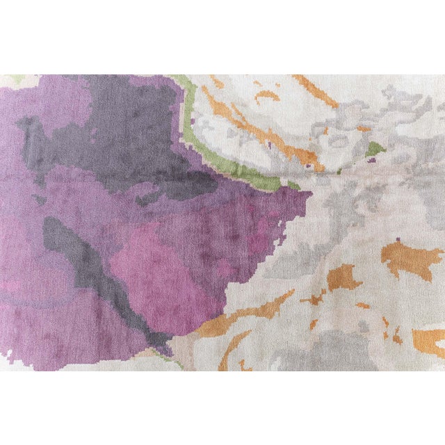 Textile Contemporary “Madagascar” Rug by Eskayel – Handwoven Silk, at Doris Leslie Blau For Sale - Image 7 of 9