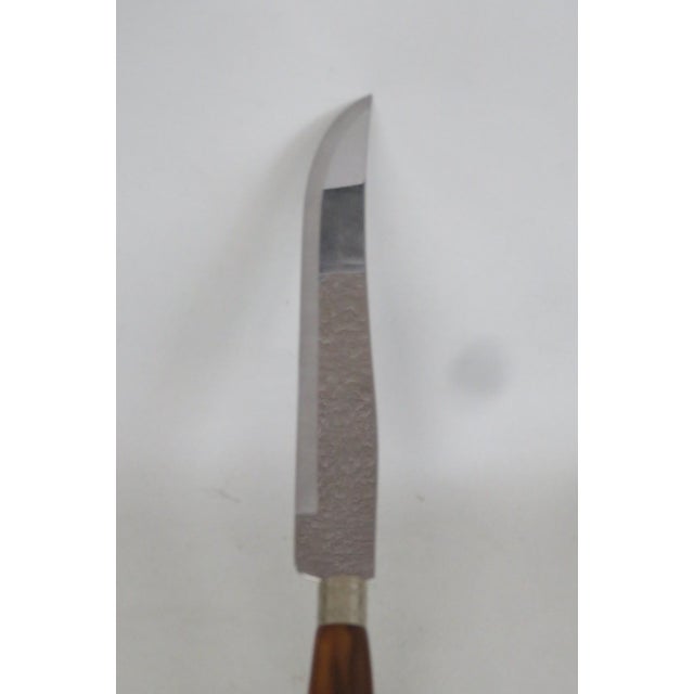 Westall Richardson Sheffield Stainless Steel Carving Knife Fork 2pc Pair 5147b For Sale In Miami - Image 6 of 17
