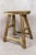 Rustic Vintage Rustic Elm Stool For Sale - Image 3 of 5
