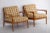 Beige Set of Usa-75 Armchairs attributed to Folke Olsson for Dux, Sweden, 1960s For Sale - Image 8 of 10
