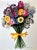 Giclee Print “Strawflower Bouquet” Watercolor Painting For Sale