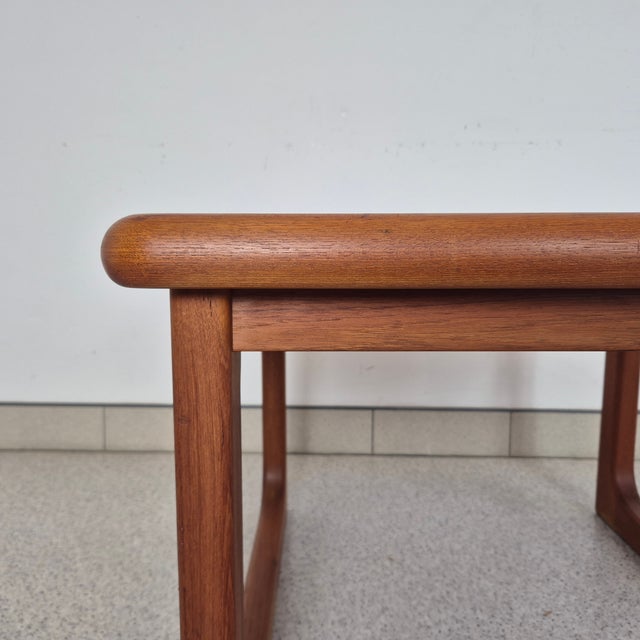 Solid teak coffee table designed by n. Bach, denmark, 1960s dimensions: height – 50 cm width – 70 cm x 70 cm this table is...