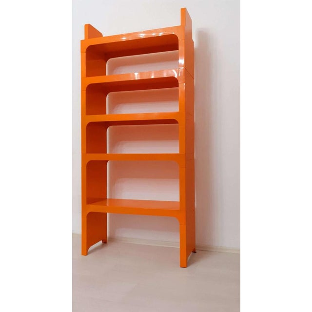 Modular Bookshelf by Olaf Von Bohr for Kartell, Italy, 1960s, Set of 5 For Sale - Image 3 of 14